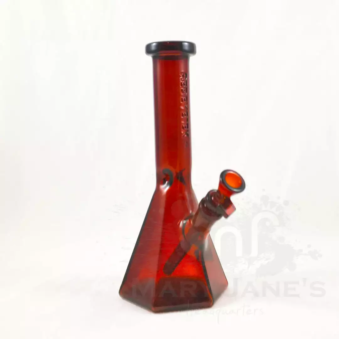 West Coast Gifts Red Eye Tek 10" Hextatic Bong W/Six-Sided Pyramid Base & Embossed Logo