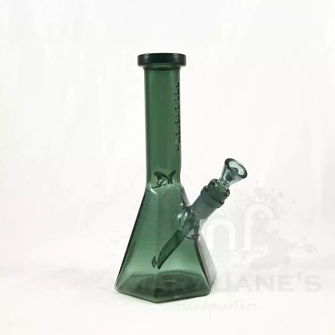 West Coast Gifts Red Eye Tek 10" Hextatic Bong W/Six-Sided Pyramid Base & Embossed Logo