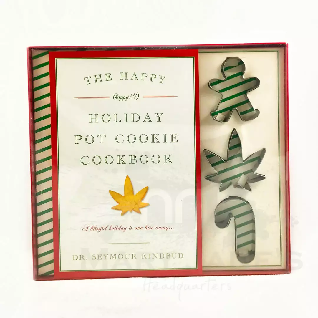 BOB Headquarters The Happy (Happy!!!) Holiday Pot Cookie Cookbook By Dr. Seymour Kindbud Giftware
