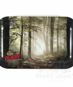 HBI Trays Raw Rolling Tray - Smokey Trees