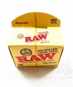 HBI RAW Tips - Pre Rolled Cone Tips Perfecto 100