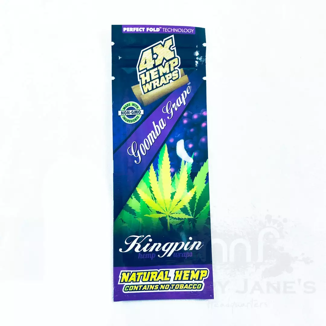 HBI Rolling Papers Kingpin Hemp Wraps
