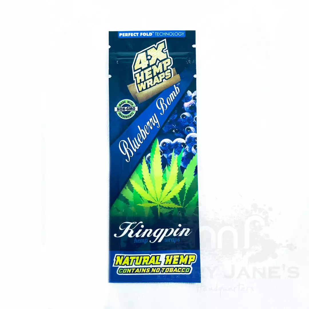 HBI Rolling Papers Kingpin Hemp Wraps