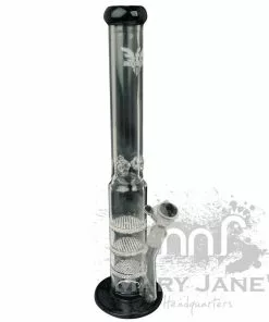 West Coast Gifts Red Eye Tek 20" Tall 7mm Thick Oil Can Bong W/ 3 Honeycomb Percs