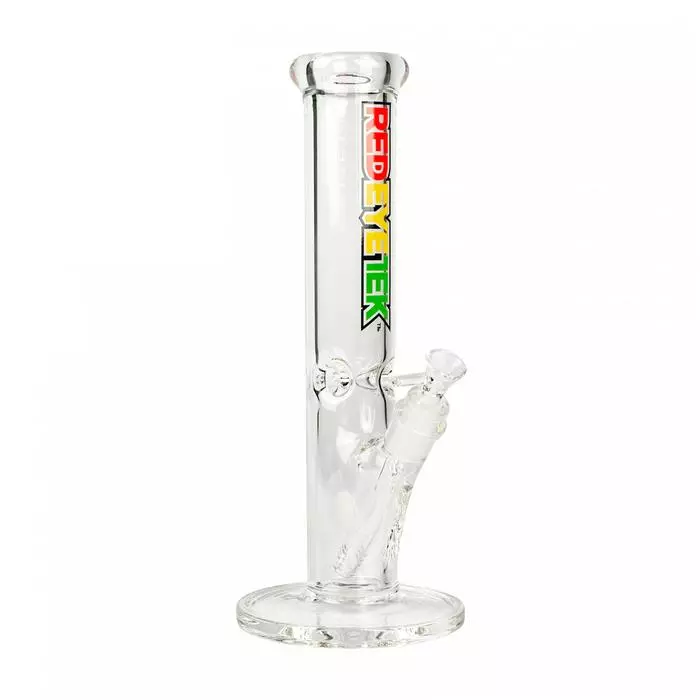 West Coast Gifts Red Eye Tek 12" Tall Intense Straight Tube W/ 14mm Joint