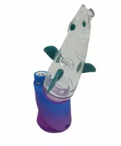 Kahuna Glass Teal Shark Puffco Peak Pro Top