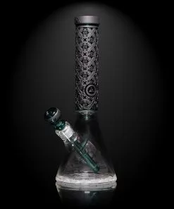 Milkyway Glass 15" Tall X-Morphic Evo Teal Beaker Bong