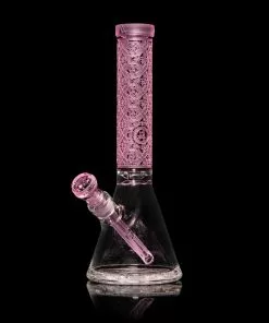New Arrivals Milkyway Glass 15" Tall X-Morphic Evo Pink Beaker Bong