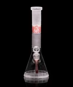New Arrivals Milkyway Glass Bio-Grid Beaker Bong