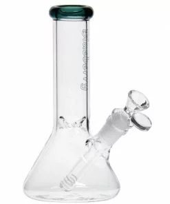The Smokesman Nice Glass Blueberry Glass 8" Tall Mini Beaker Bong