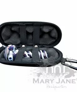 West Coast Gifts Red Eye Glass Hard Pipe Cases