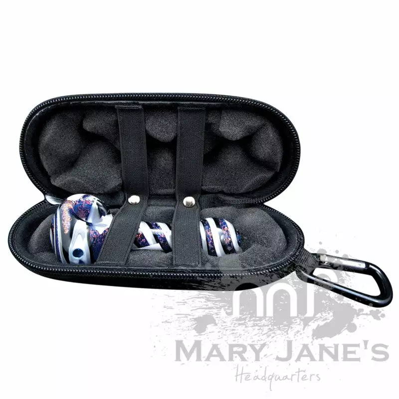 West Coast Gifts Red Eye Glass Hard Pipe Cases