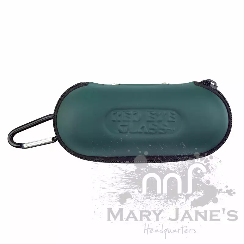 West Coast Gifts Red Eye Glass Hard Pipe Cases