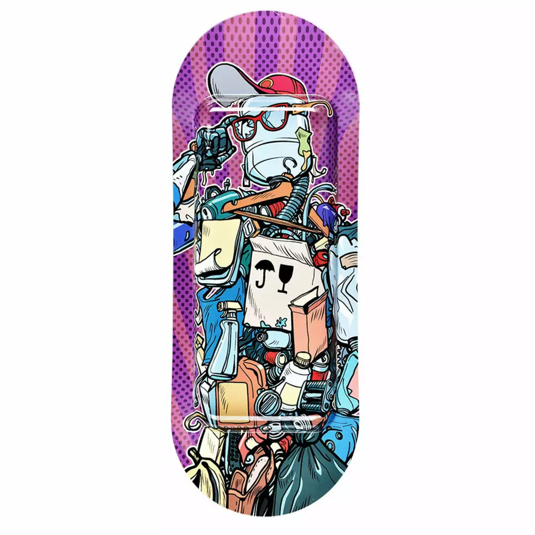 BOB Headquarters Pulsar SK8Tray Metal Rolling Trays.