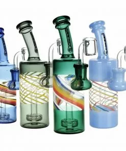 BOB Headquarters New Arrivals Pulsar 7" Spiral Bottle Dab Rig With Disc Perc & Banger