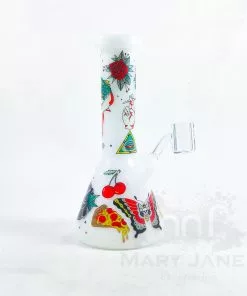 West Coast Gifts Red Eye Glass 8.5" Tall Tattoo Dab Rigs