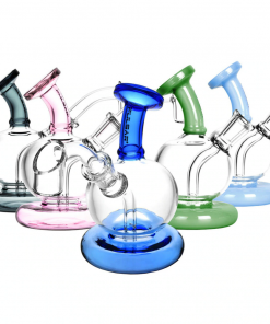 BOB Headquarters Pulsar 4" Tall Mini Sphere Dab Rig Pulsar Glass