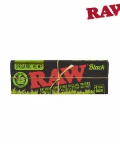 HBI Raw Black Organic Hemp Unrefined Rolling Papers New Arrivals