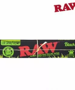 HBI Raw Black Organic Hemp Unrefined Rolling Papers New Arrivals