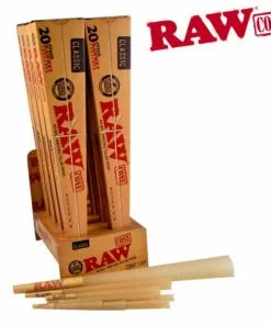 HBI Rolling Papers Raw Classic Rawket Pre Rolled Cones