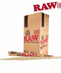 HBI Rolling Papers Raw Classic Rawket Pre Rolled Cones
