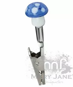 West Coast Gifts Glass Mushroom Roach Clips