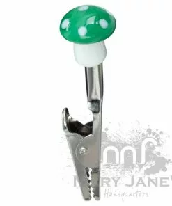 West Coast Gifts Glass Mushroom Roach Clips