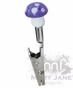 West Coast Gifts Glass Mushroom Roach Clips