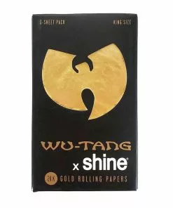 BOB Headquarters Shine & Wu-Tang Collab 24K Gold King Size Papers