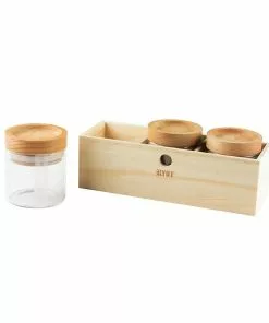 BOB Headquarters RYOT Box Jars With Beech Tray Lids Storage