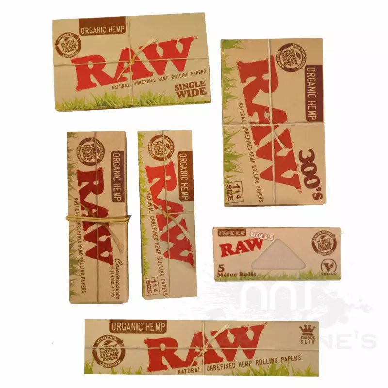 HBI Raw Organic Hemp Rolling Papers