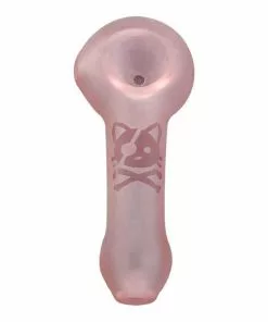 West Coast Gifts Red Eye Glass Frosted Pirate Kitty Hand Pipe
