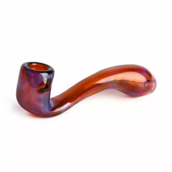 West Coast Gifts Red Eye Glass 5.5" Sherlock Hand Pipe