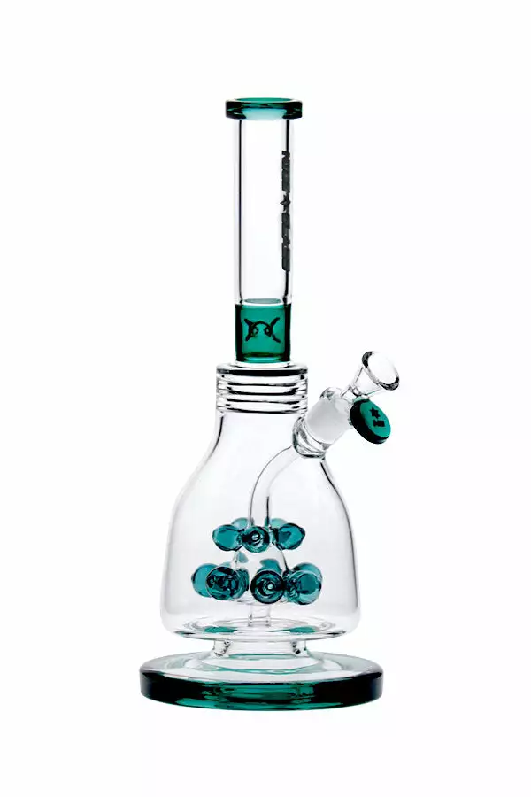The Smokesman Nice Glass 13" Multi Bauble Perc Bong