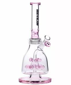 The Smokesman Nice Glass 13" Multi Bauble Perc Bong