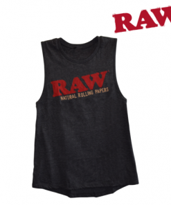 HBI Raw Ladies Heather Grey Tank Top