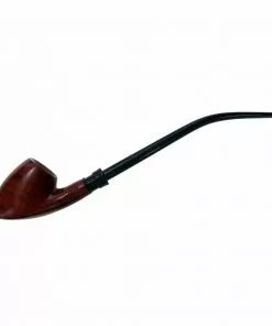 BOB Headquarters Pipes 12.5" Volcano/Churchwarden Hybrid Bent And Straight Mouthpiece Shire Hand Pipe