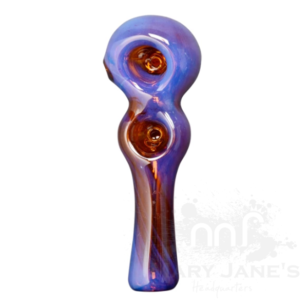 West Coast Gifts Red Eye Glass 4.5" Long Twice Baked Hand Pipe