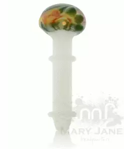 West Coast Gifts Red Eye Glass 4" Long Commodore Handpipe