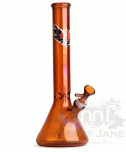 West Coast Gifts Red Eye Glass 12" Beaker Bong W/ Ice Pinch
