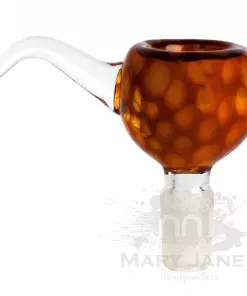 West Coast Gifts Red Eye Glass 14mm Glass-on-Glass Honeycomb Bong Bowl