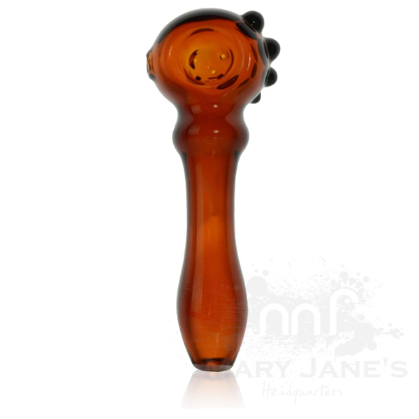 West Coast Gifts Red Eye Glass 4.25" Long Admiral Handpipe W/ Built-In Screen