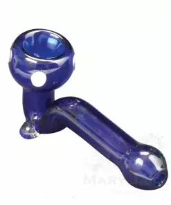 West Coast Gifts Red Eye Glass 3.5" Couch Lock Solid Color Sherlock Pipe