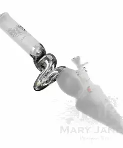 West Coast Gifts Red Eye Glass 17" Long Lay Down Bazooka Tube Pipe W/ See The Smoke Cross Back (Limited Quantity)-