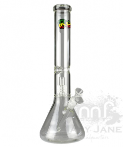 West Coast Gifts Irie Glass IRie 16" Tall Jammer Dual Chamber Beaker Tube Bong
