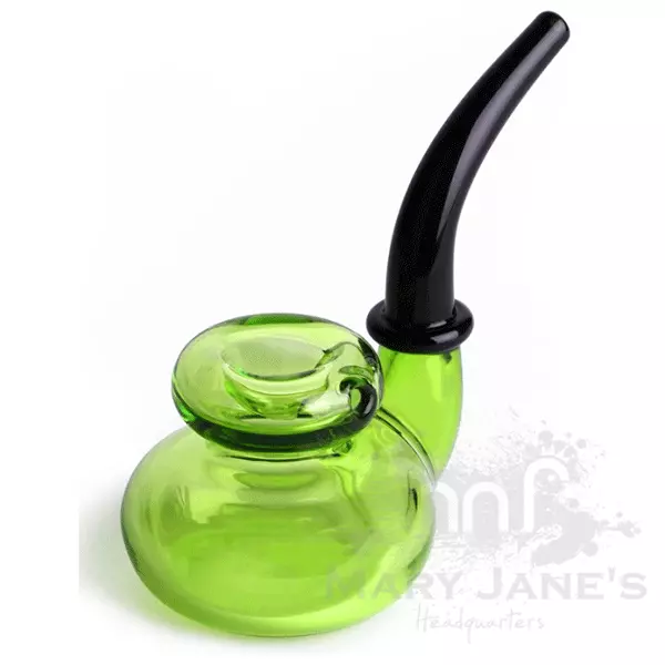 West Coast Gifts Red Eye Glass 5" Billiard Hand Pipe