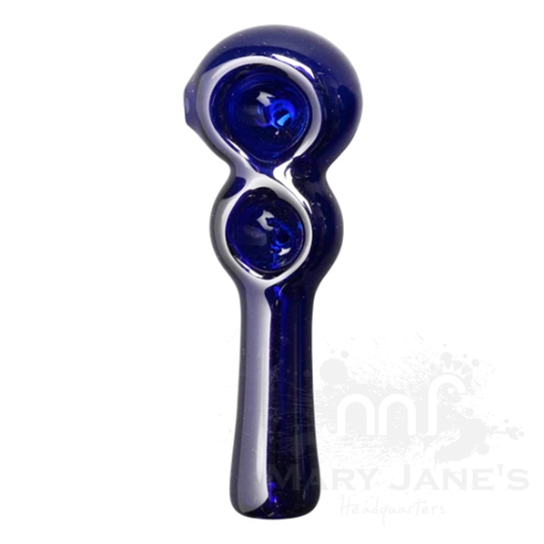West Coast Gifts Red Eye Glass 4.5" Long Twice Baked Hand Pipe