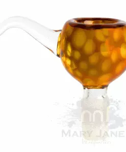West Coast Gifts Red Eye Glass 14mm Glass-on-Glass Honeycomb Bong Bowl