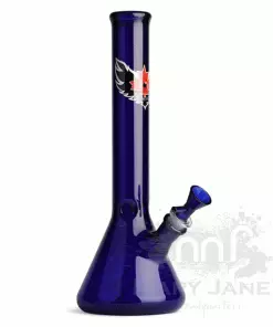 West Coast Gifts Red Eye Glass 12" Beaker Bong W/ Ice Pinch