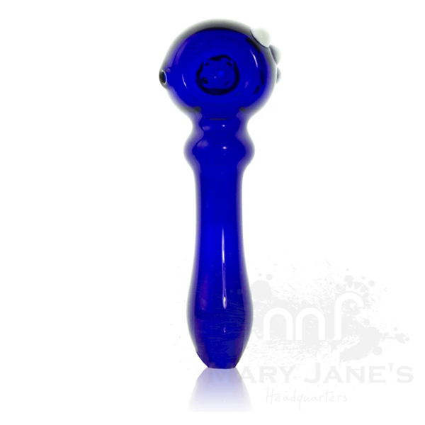 West Coast Gifts Red Eye Glass 4.25" Long Admiral Handpipe W/ Built-In Screen